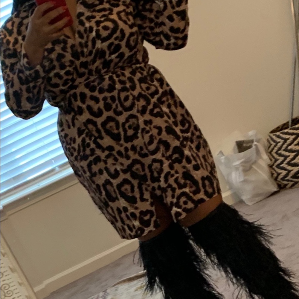 Leopard Wrap Dress